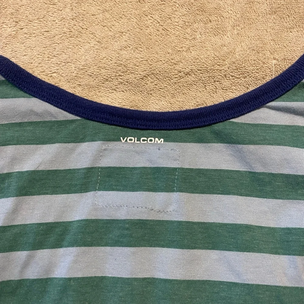 Volcom Striped tank top summer casual beach size men’s large - Picture 3 of 7